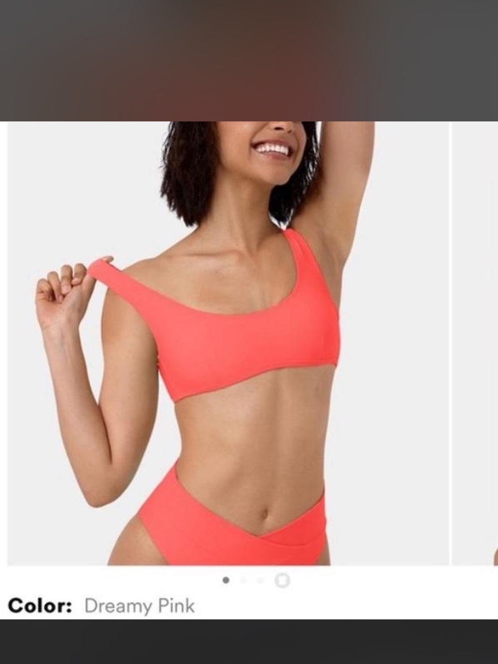 Scoop Bikini Top and High-Waist Bottom - Dreamy Pink